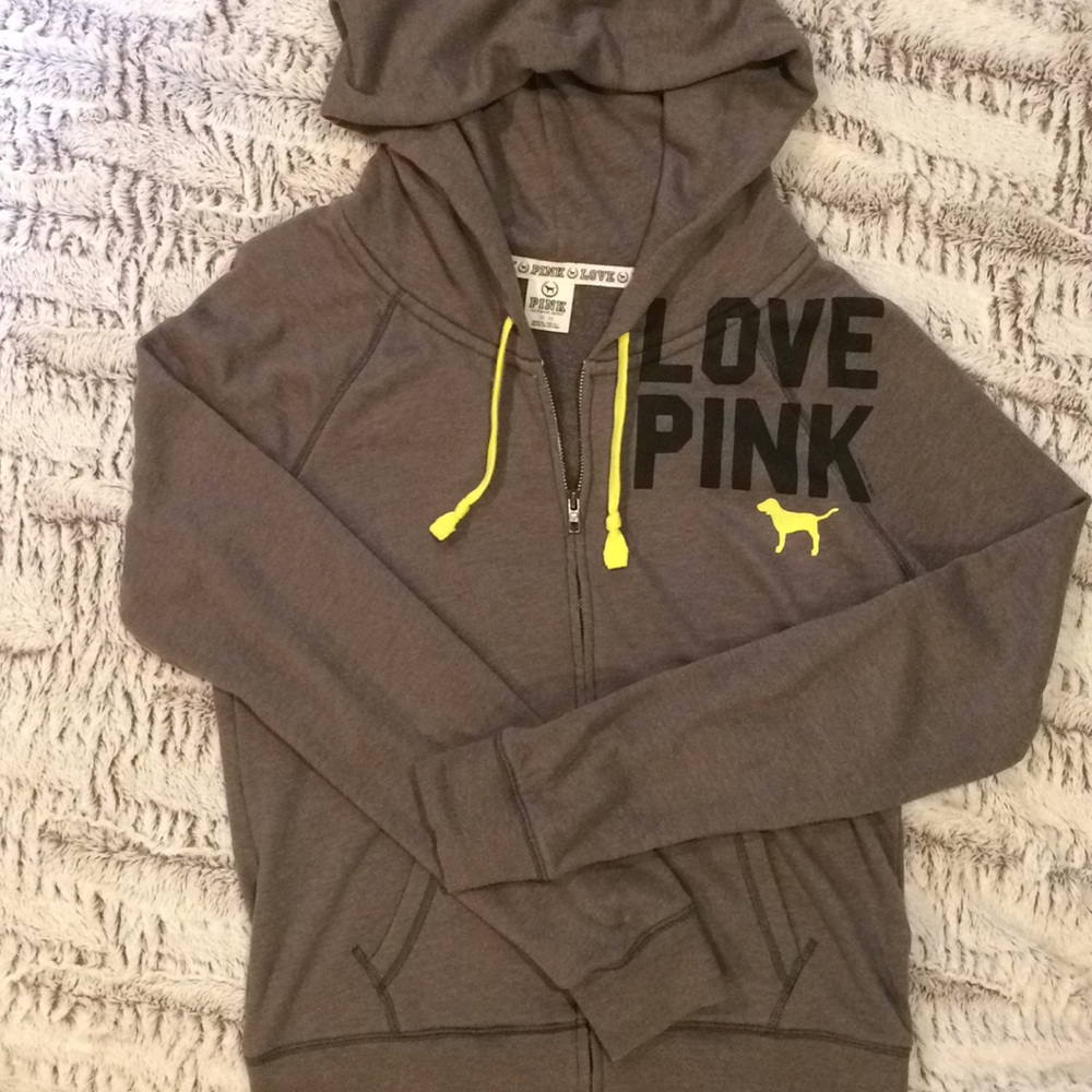 VS PINK Hooded Zip-Up Sweatshirt